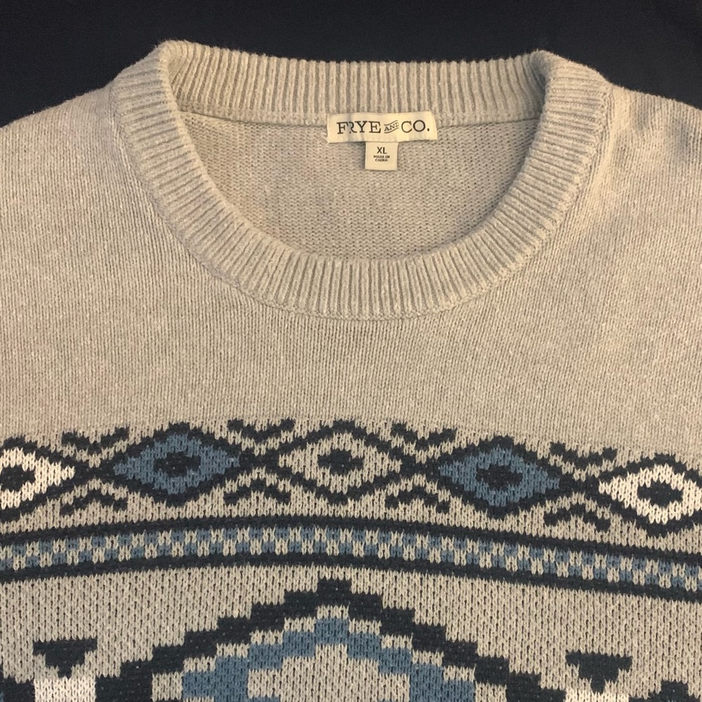 FRYE and CO Cotton/Acrylic Sweater